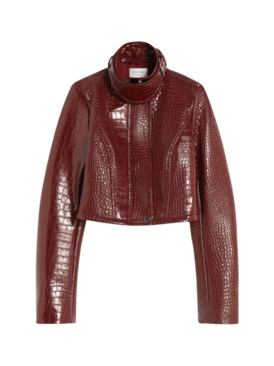 26SS 스포트막스 가죽 자켓 2612041081600 SPXSULTANO004 RED