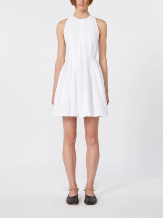 26SS 스포트막스 미디 원피스 2612221102600 SPXARA001 WHITE - SPORTMAX