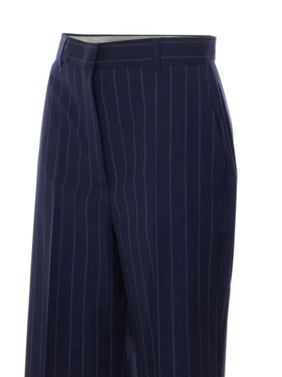 26SS 막스마라 스튜디오 스트레이트 팬츠 2616131071600 MSTENFASI001 NAVY - MAX MARA STUDIO