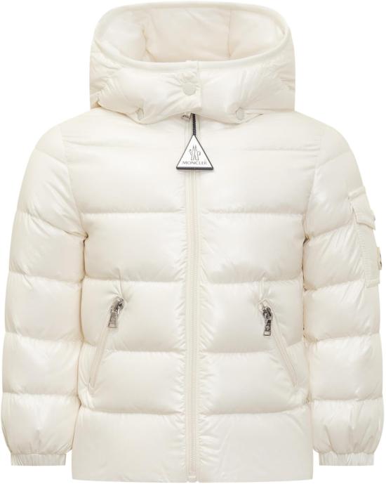 25FW [키즈] 몽클레어 패딩 K29511A00013597Z8034 WHITE