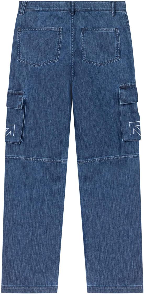 25FW [키즈] 오프화이트 진 OBYB002F25DEN0013401 BLUE - OFF WHITE