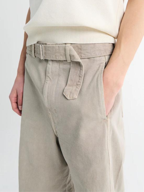 26SS 르메르 트위스트 벨티드 팬츠 PA326 LD1054BK201 Grigio - LEMAIRE