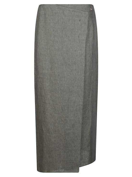 26SS 에르노 롱 스커트 GN000110D 17105Z7400 Green