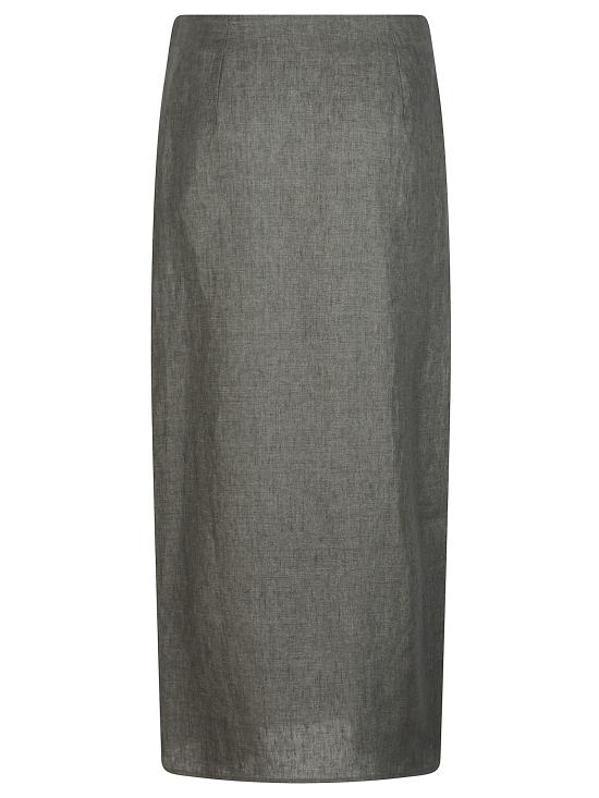 26SS 에르노 롱 스커트 GN000110D 17105Z7400 Green - HERNO