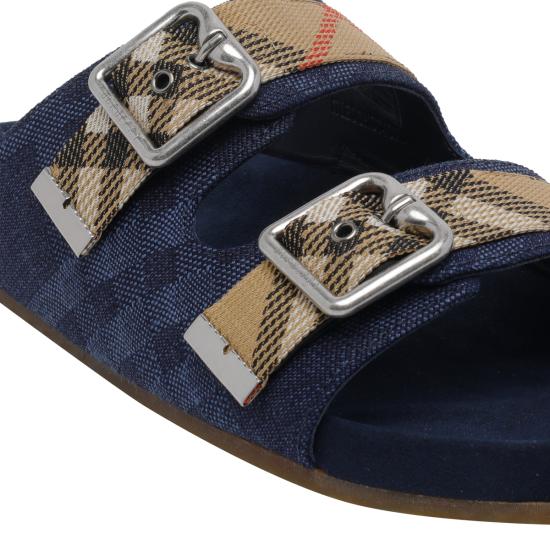 26SS 버버리 뮬/슬리퍼 8122996 A2993 Blue - BURBERRY