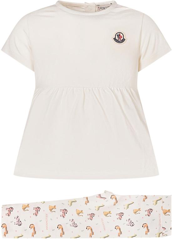 26SS [키즈] 몽클레어 캐주얼 세트 L19518M0000789BB5F00 WHITE