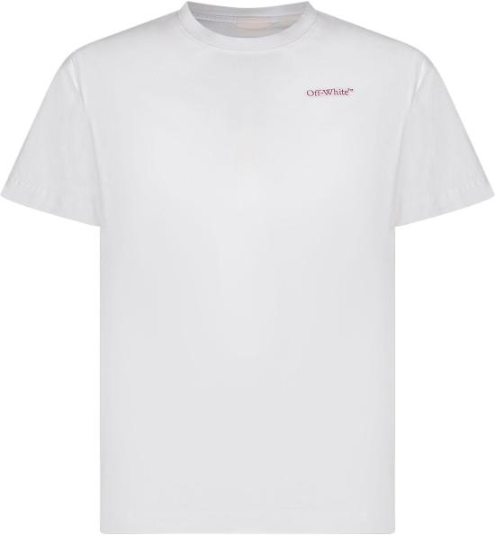 26SS [키즈] 오프화이트 티셔츠 44GAA001S26J005100 WHITE