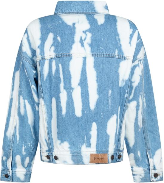25SS [키즈] 팜앤젤스 자켓 PBYE001S25DEN0014540 LICHTBLUE - PALM ANGELS