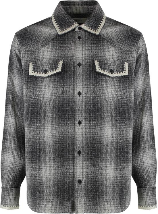 25FW 골든구스 긴팔 셔츠 GMP02363 GREY - GOLDEN GOOSE