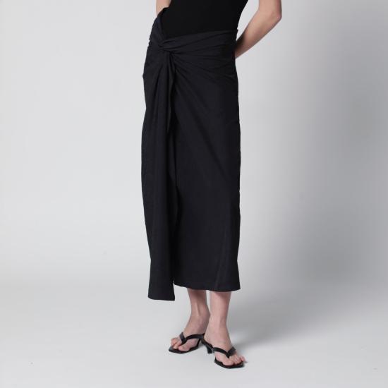 26SS 로에 롱 스커트 419 32 321PL Black
