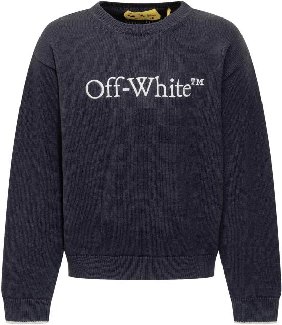  [키즈] 오프화이트 티셔츠 OBHE001F24KNI0034601 NAVY