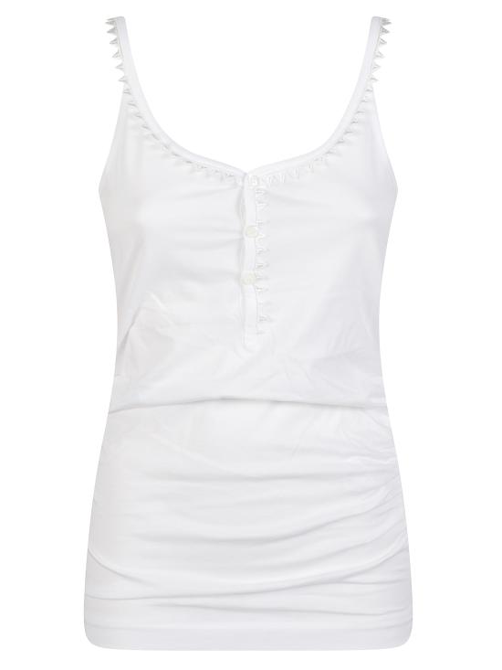 26SS 자크뮈스 민소매 티셔츠 26ETSW00567AJ 00189100 White