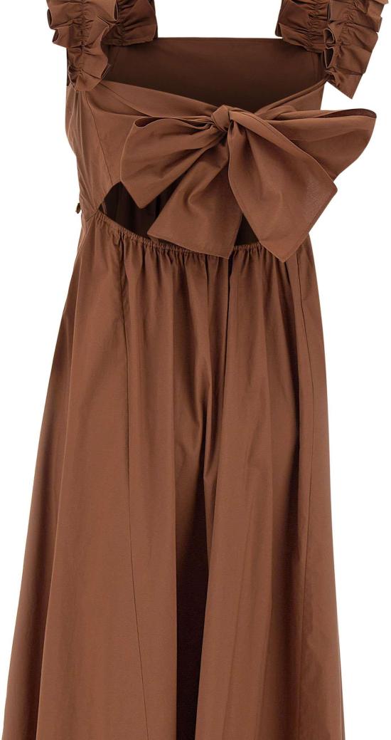 26SS 리우조 롱 원피스 CA6278TS24609032 BROWN - LIU JO