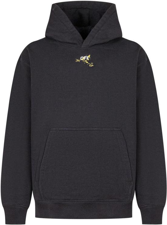 25FW [키즈] 오프화이트 티셔츠 OBBB001F25FLE0051018 BLACK