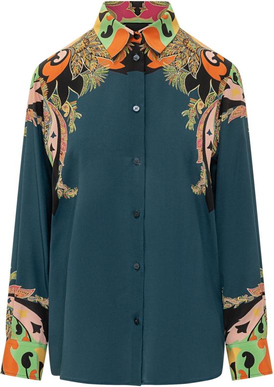 26SS 에트로 블라우스 WRIA0013AKI43X0889 NAVY