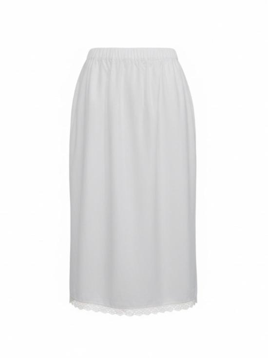  마리아 맥마누스 미디 스커트 레이스 튤립 스커트