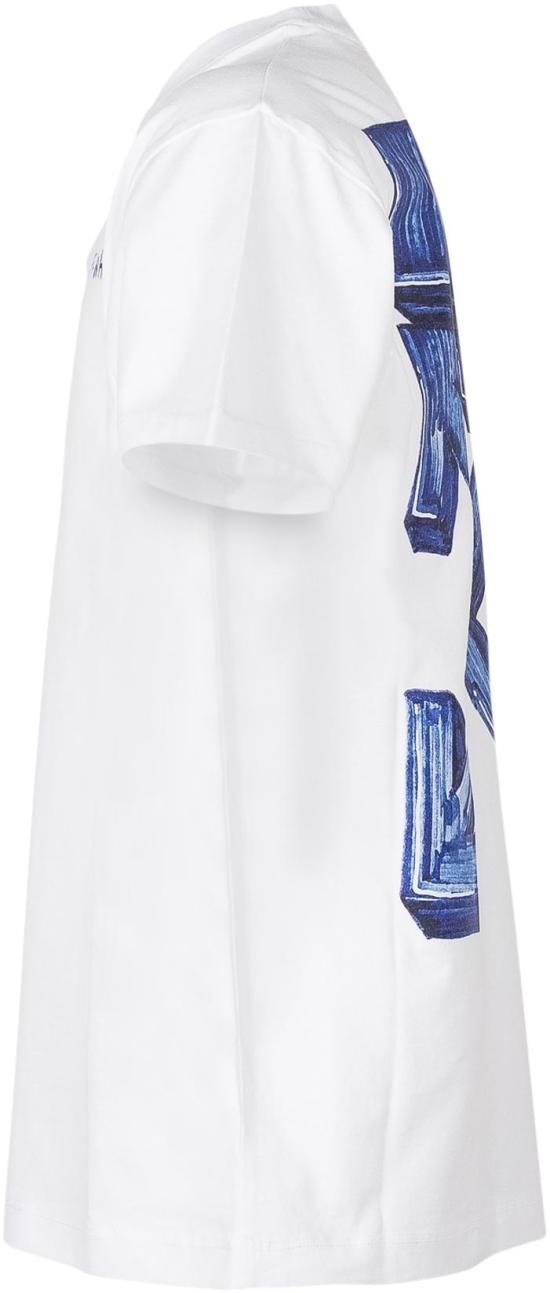 26SS [키즈] 오프화이트 티셔츠 44BAA002S26J005100 WHITE - OFF WHITE