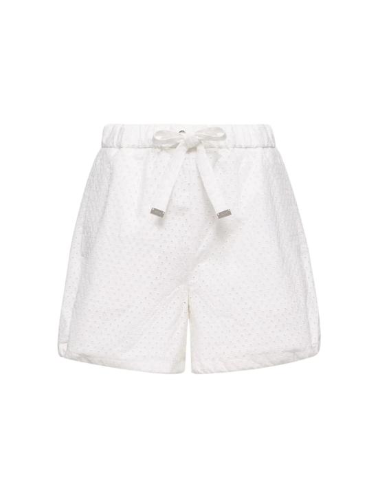 26SS 몽클레어 숏팬츠 L10932B00010 597LQ001 White