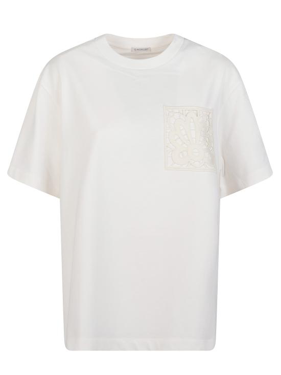 26SS 몽클레어 반팔 티셔츠 L10938C00044 89B8U034 Beige