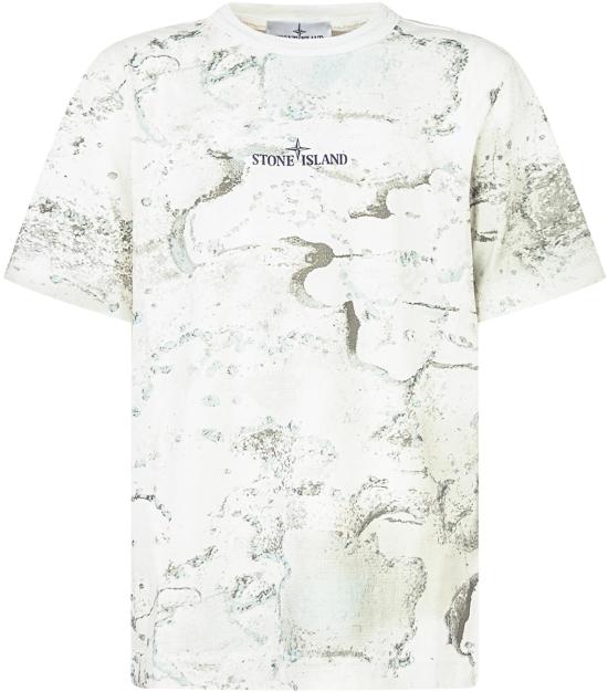 25FW [키즈] 스톤 아일랜드 티셔츠 K2S162100001S0254V0099 WHITE