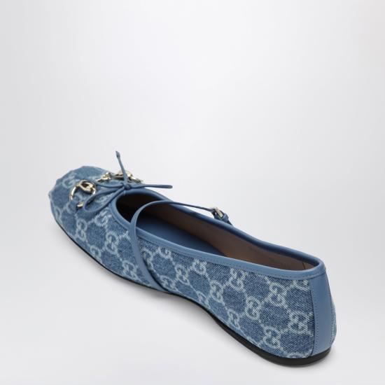 26SS 구찌 플랫 슈즈 814321FAFHR Blue - GUCCI