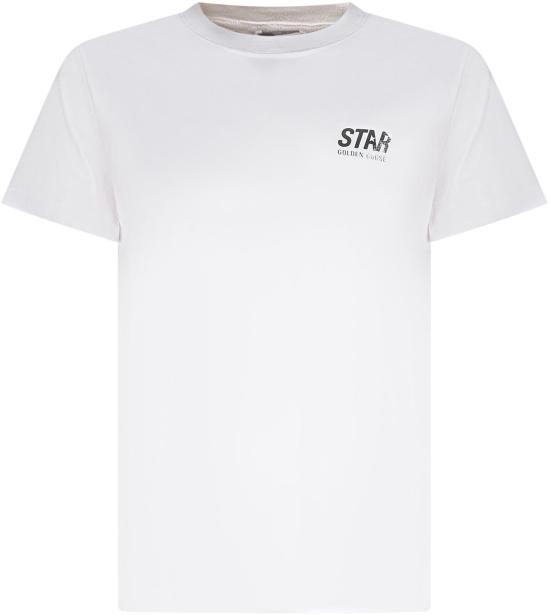 25FW [키즈] 골든구스 티셔츠 GKP02441P00224810449 WHITE