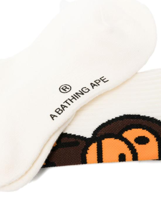 26SS 베이프 양말 002SOM302301L WHITE Bianco - BAPE