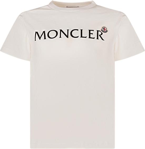 26SS [키즈] 몽클레어 티셔츠 L19548C0001089AFV034 WHITE