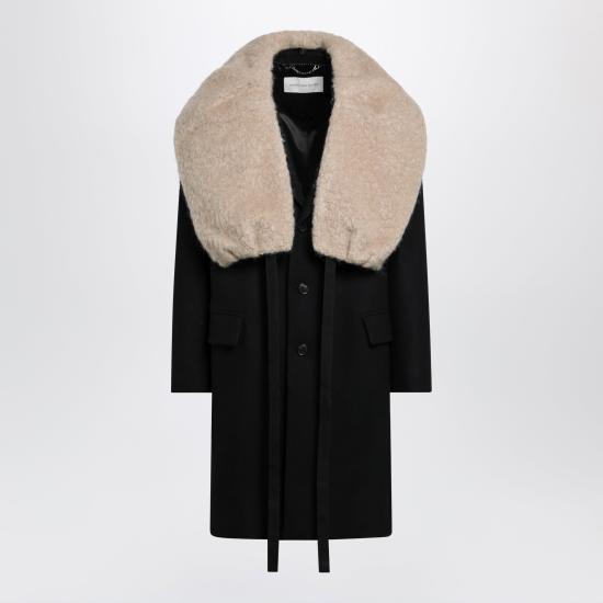 25FW 드리스 반 노튼 코트 202312216 Black