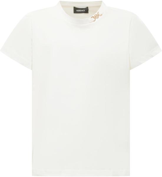 26SS [키즈] 베르사체 티셔츠 10229171A169201W010 WHITE