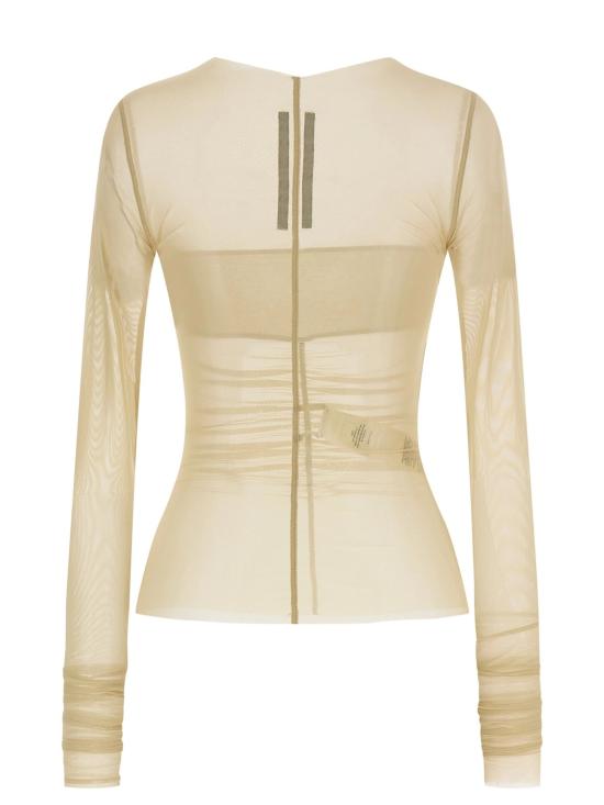 26SS 릭 오웬스 긴팔 티셔츠 RO01F6274 TUSRJA138 Beige - RICK OWENS