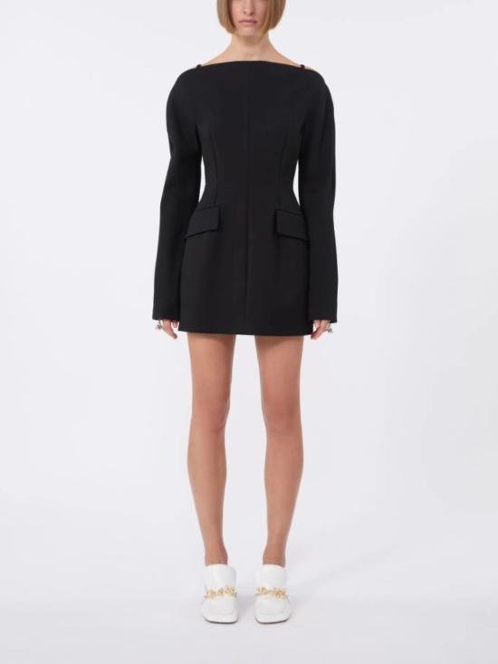 26SS 스포트막스 숏 원피스 2612221021600 SPXANGUS004 Black - SPORTMAX