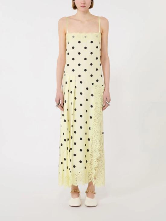 26SS 스포트막스 미디 원피스 2612221032600 SPXCAPO002 Yellow - SPORTMAX