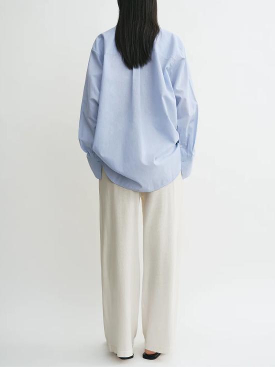 26SS 토템 셔츠 253WRT0522FB0458 206 Clear Blue - TOTEME