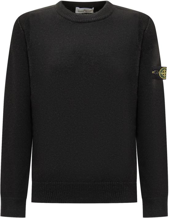 25FW [키즈] 스톤 아일랜드 캐시미어 니트 K2S165100002S00M1V0029 BLACK