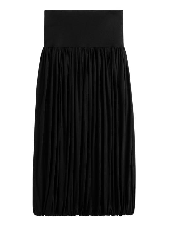 26SS 토템 미디 스커트 262WRB0395FB0635 001 Black