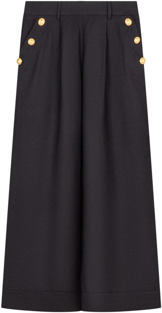 25FW [키즈] 발망 스트레이트 팬츠 BX6A20I0196930OR BLACK