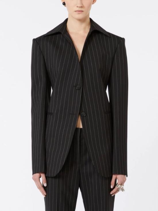 26SS 스포트막스 수트 자켓 2612041041600 SPXRIVE004 Black - SPORTMAX