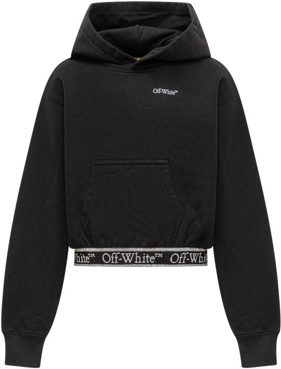  [키즈] 오프화이트 티셔츠 OGBB005F24FLE0021001 BLACK