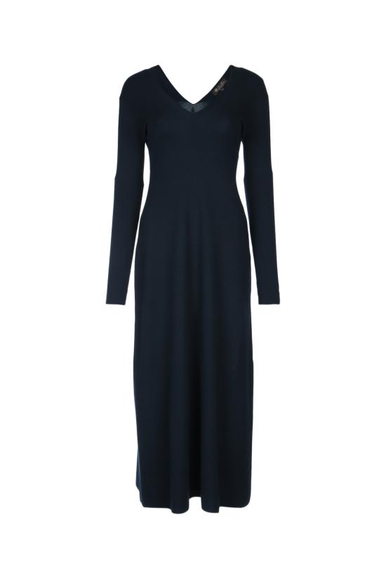 26SS 로로피아나 롱 원피스 FAQ4588 W000 BLUE NAVY