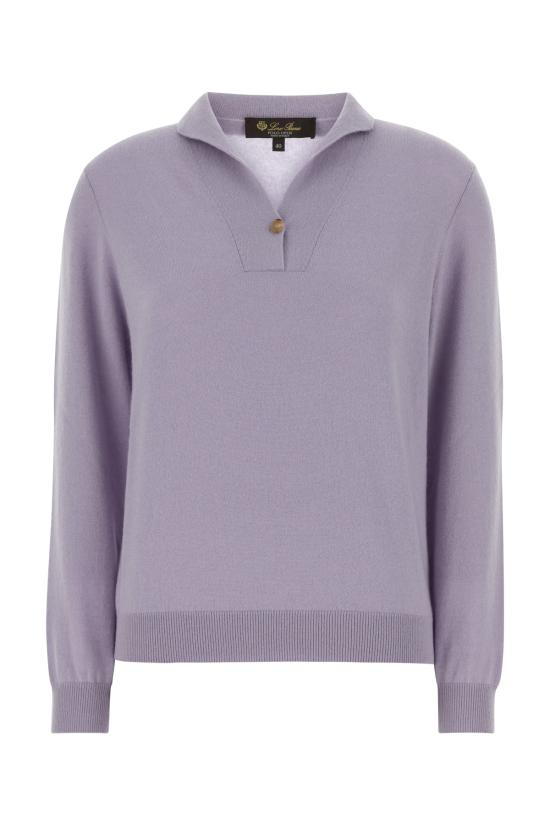 26SS 로로피아나 폴로 티셔츠 FAQ9446 402O ICED VIOLET