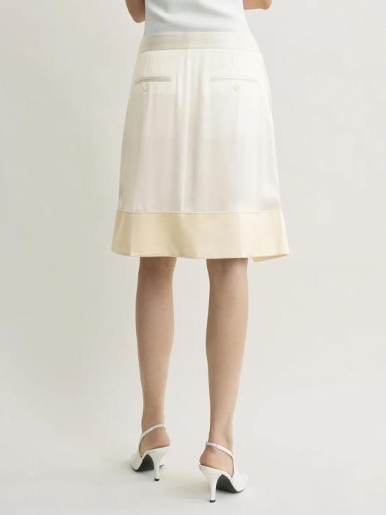 26SS 토템 미디 스커트 262WRB0454FB0546 047 WHITE - TOTEME