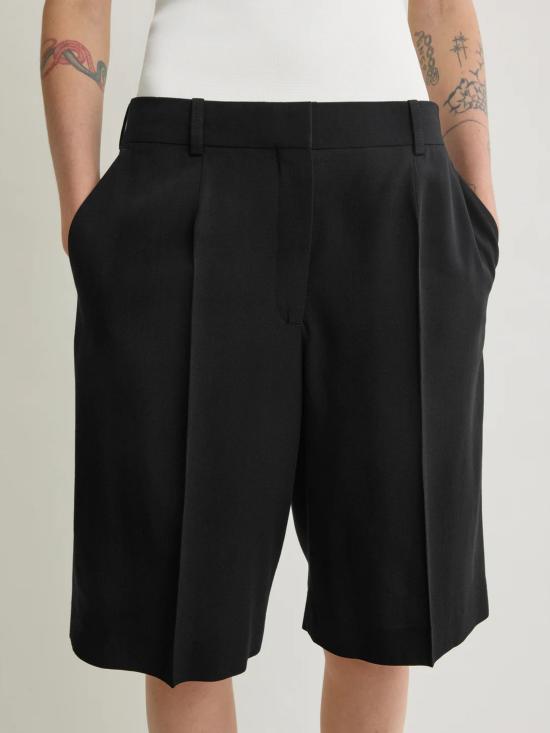 26SS 토템 숏팬츠 262WRB0455FB0475 001 Black - TOTEME