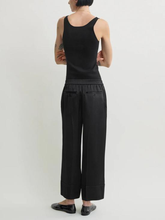 26SS 토템 스트레이트 팬츠 262WRB0398FB0546 001 Black - TOTEME