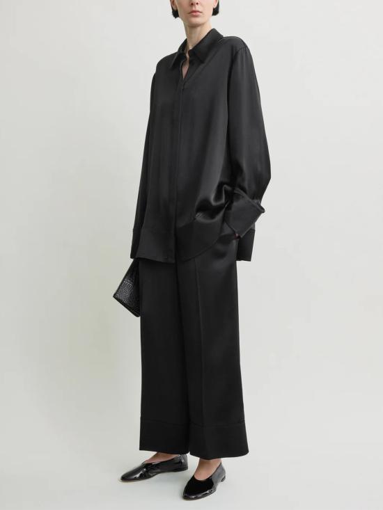 26SS 토템 스트레이트 팬츠 262WRB0398FB0546 001 Black - TOTEME