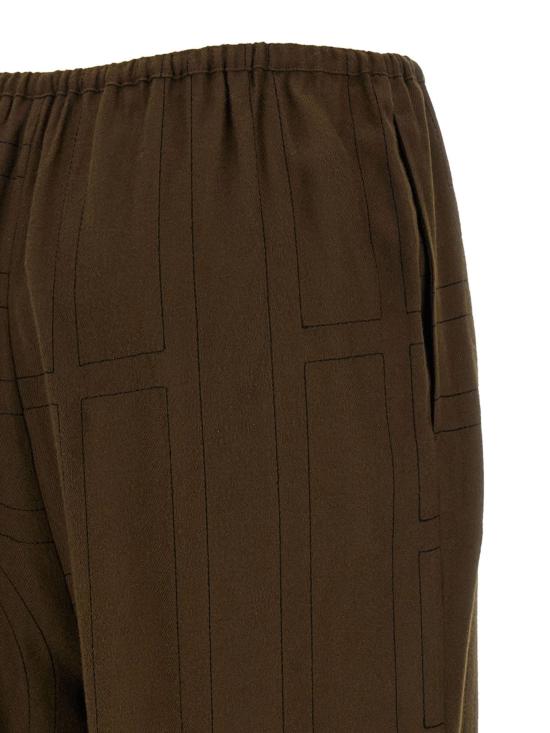 26SS 토템 스트레이트 팬츠 241WRB1101FB0080 034 Brown - TOTEME