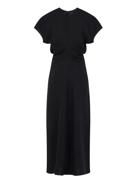 26SS 토템 롱 원피스 261WRD1103FB0568 001 Black - TOTEME