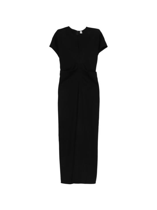 26SS 토템 롱 원피스 261WRD1103FB0568 001 Black - TOTEME