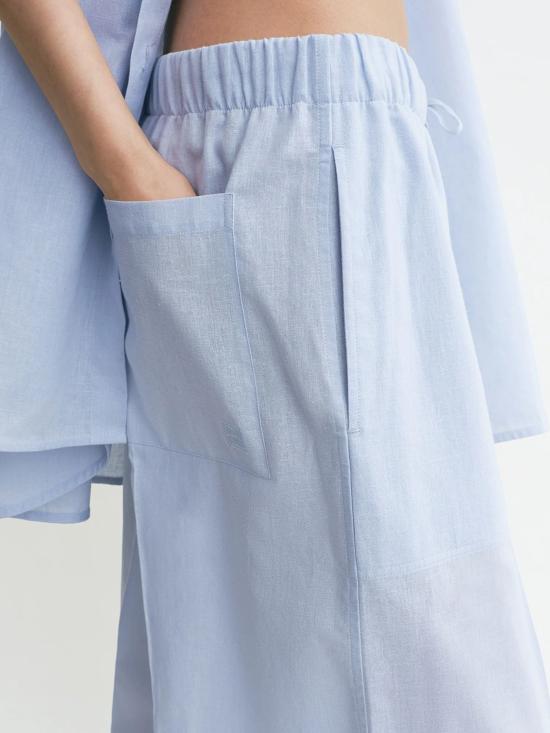 26SS 토템 스트레이트 팬츠 253WRB0325FB0458 206 Clear Blue - TOTEME