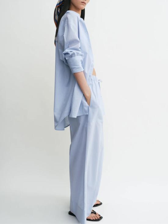 26SS 토템 스트레이트 팬츠 253WRB0325FB0458 206 Clear Blue - TOTEME